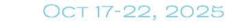 Oct 17-22, 2025